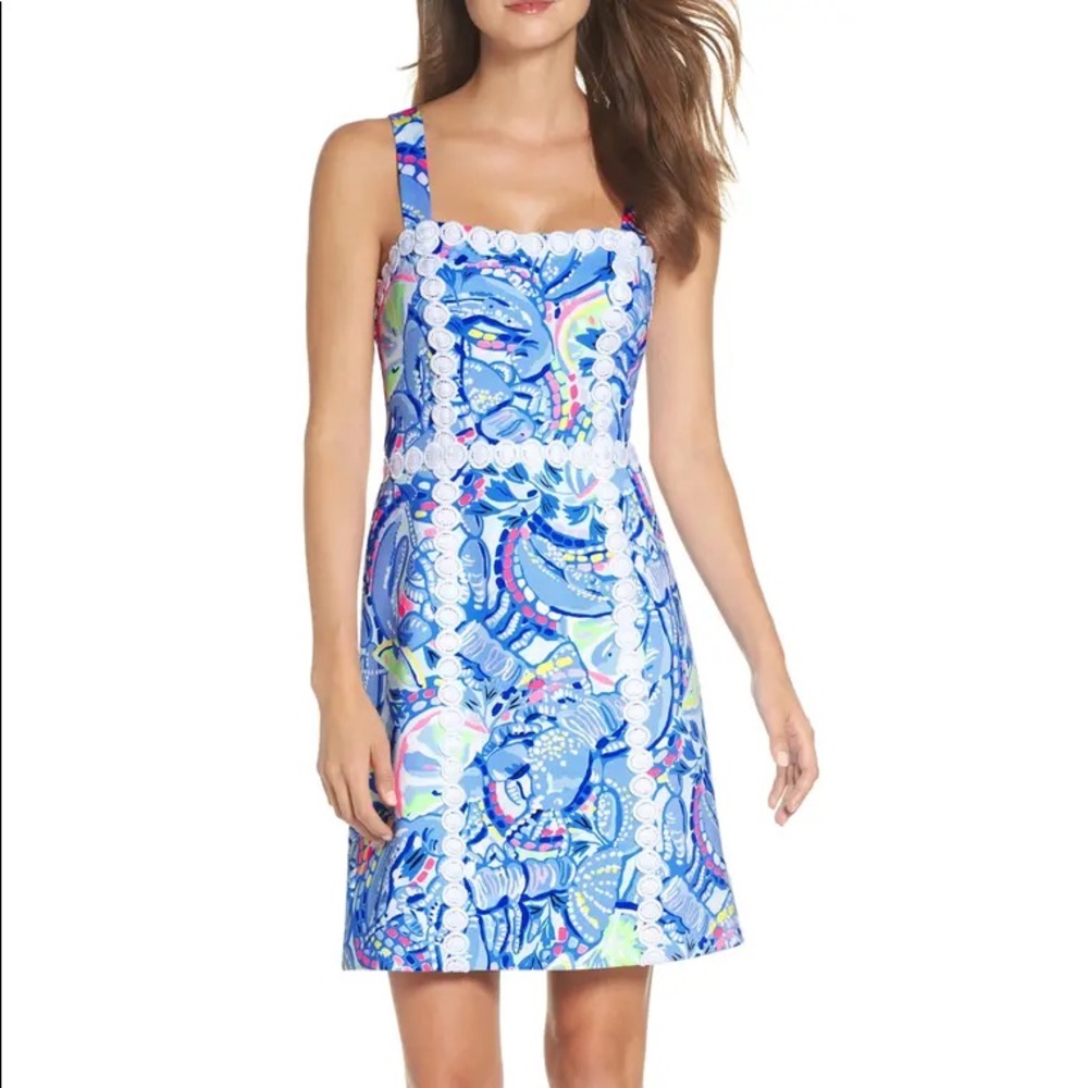Lilly Pulitzer Janelle Shift Dress 4 Like new - Picture 2 of 9